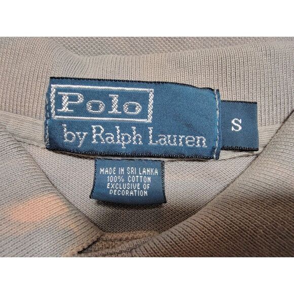 Ralph Lauren Grey & Pink Polo Shirt - Small - Picture 6 of 6